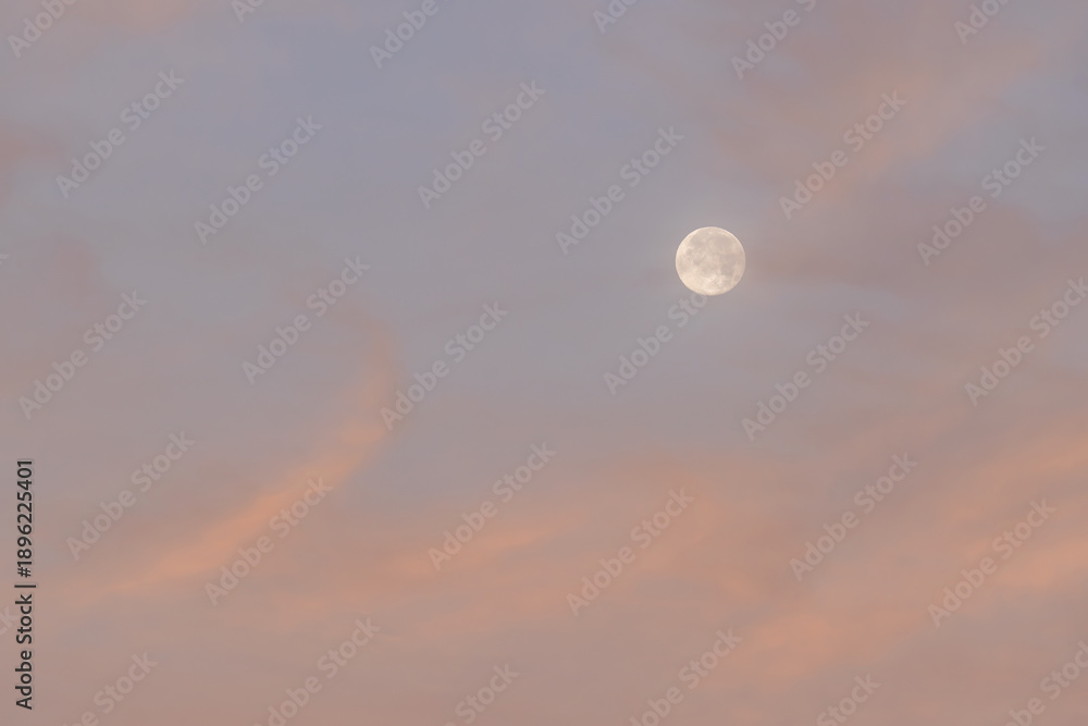 Obraz premium Sky with moon