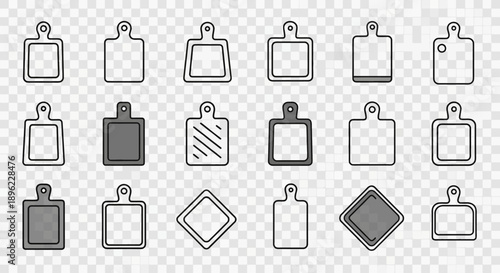 Collection of Various Simple Tag Icons.
