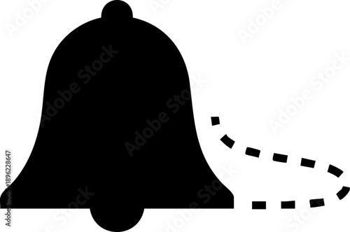 Predictive modeling curve silhouette isolated on white background minimalist bell curve with future forecast line illustration