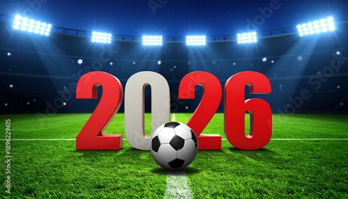 2026 Soccer World Cup Stadium Illumination Celebration