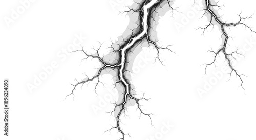 Black and white crack pattern.