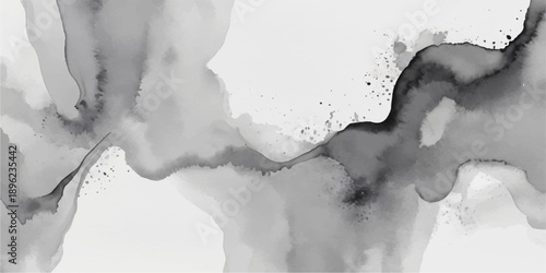 A fresh milk splash forms an abstract liquid wave against a cold white texture of frozen steam and isolated winter clouds