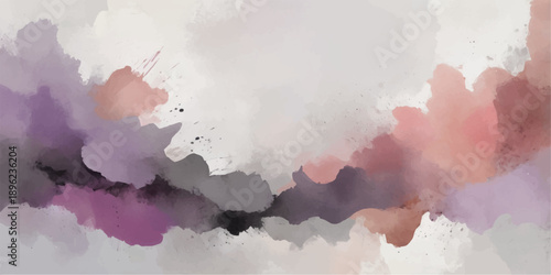 Abstract pink watercolor splash background