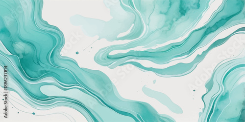 Abstract blue water background with waves