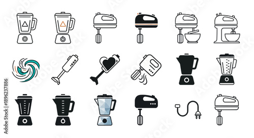 Collection of Kitchen Appliances and Accessories.