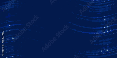 Abstract dark blue background with textured brushstroke patterns and subtle sparkles