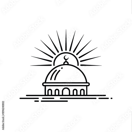 Simple black and white illustration of a pair of sandals