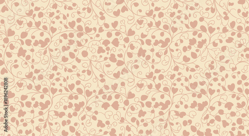 Small Brown Spots on Beige Background.