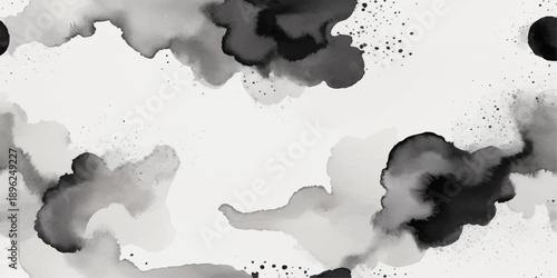 Abstract grunge background with milk splashes forming a blue vector illustration of a world map and Europe continent shape on paper texture for geography art