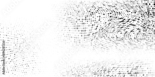 Wallpaper Mural Mesh black and white shadow halftones retro pop art funky urban colorful comic book. Dotted halftone gradient texture design abstract Torontodigital.ca