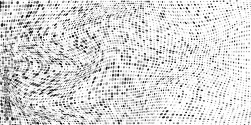 Wallpaper Mural Abstract black and white shadow halftones retro pop art funky urban colorful comic book. Dotted halftone gradient texture simple Torontodigital.ca
