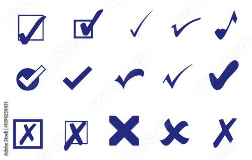 Jackdaw Choppy Vector Illustration Set