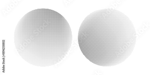 Wallpaper Mural Set of black halftone dots backgrounds. vector modern dots halftone Pop art comic style gradient circle halftone set simple Torontodigital.ca
