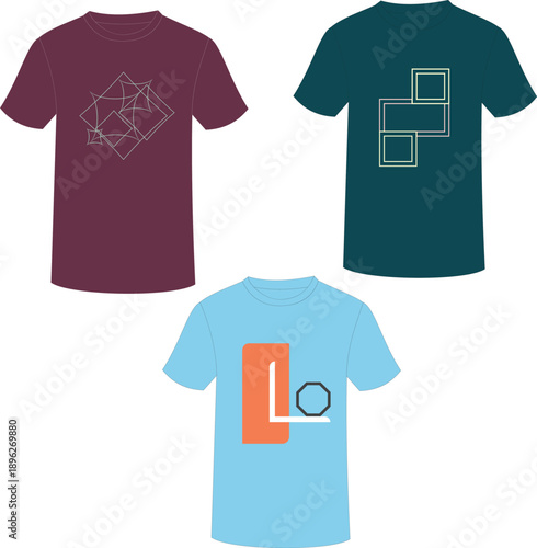 Round neck t shirt desings template.Round neck T-shirt design with geometric elegance. Geometric elegance and round neck t shirt design. Tshirt and geometric designs. Round neck tshirt designs. T shir