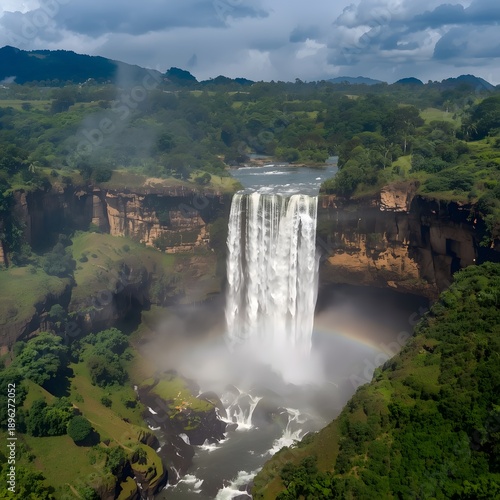 waterfall on the river
