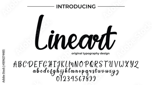 Lineart - Elegant Script Font for Smooth Handwritten Design and Creative Typography