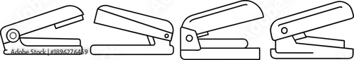 Three different views of a hinge in various positions and angles