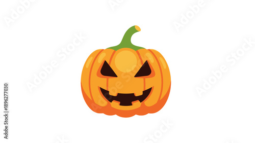 Spooky Jack-o-Lantern Pumpkin Face for Halloween