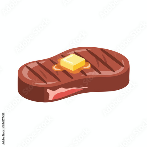 Grilled Steak with Butter