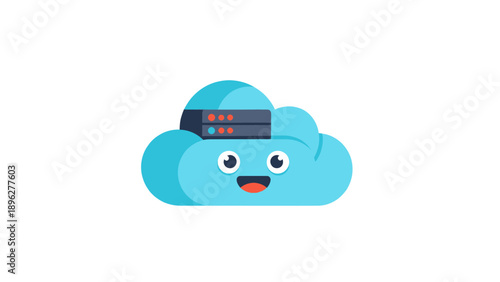 Happy Cloud Server Icon