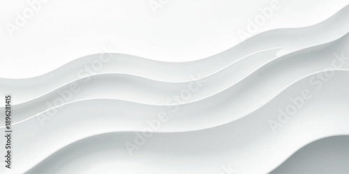 An artistic blue vector wallpaper featuring a smooth motion of soft wavy curves and light silk textures in an abstract water concept design