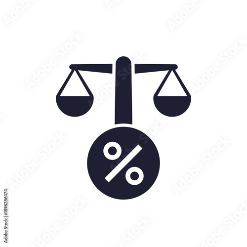 legal fee icon with scales