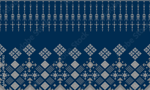 Geometric Ethnic pattern,
Native American tribal fabric, tile, carpet, vector,
illustration design, on background, Pattern fabric pixel, design for background, clothing, decorative, drapery, cloth