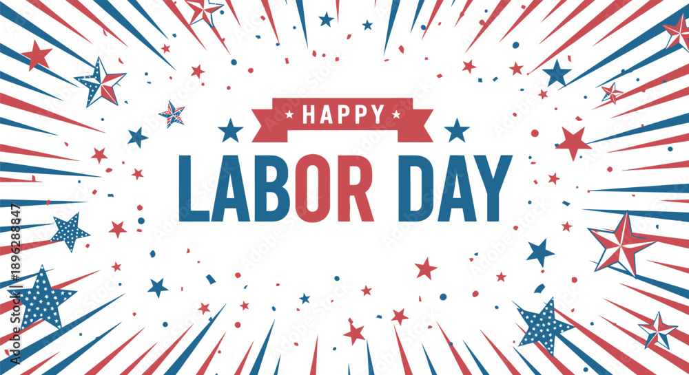 Obraz premium Happy labor day celebration honoring workers' contributions and achievements on labor day weekend