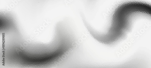 Vector shiny foil or silver metallic pattern. Texture of transparent, matte white and grey frosted glass, blur effect