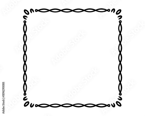 Collection of hand-drawn doodle frames and borders in various shapes.
