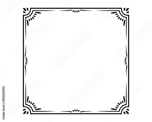 Collection of hand-drawn doodle frames and borders in various shapes.