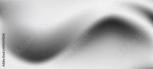 Vector shiny foil or silver metallic pattern. Texture of transparent, matte white and grey frosted glass, blur effect