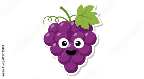 funny purple grapes cartoon