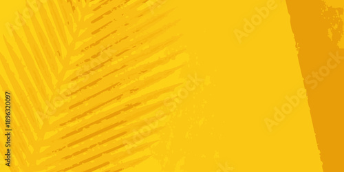 Abstract golden yellow background with textured brushstroke and diagonal lines
