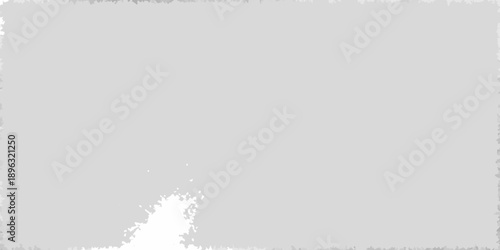 A grayscale abstract image featuring a small white shape on a gray background