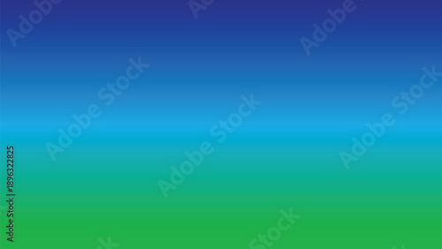 Bright azure blue to lush green horizontal gradient symbolizing sky and nature.