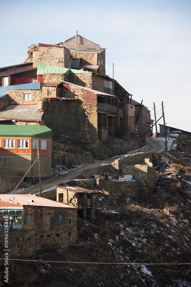 Fototapeta premium village in Dagestan