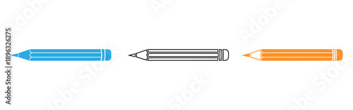 Colorful crayons illustration