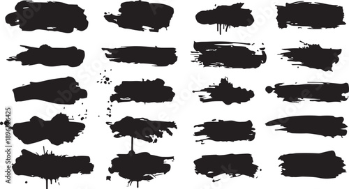 Abstract vector background design with Seamless Grunge fabric texture. Hand drawn decorative seamless pattern with bold brush strokes. Black paint brush strokes