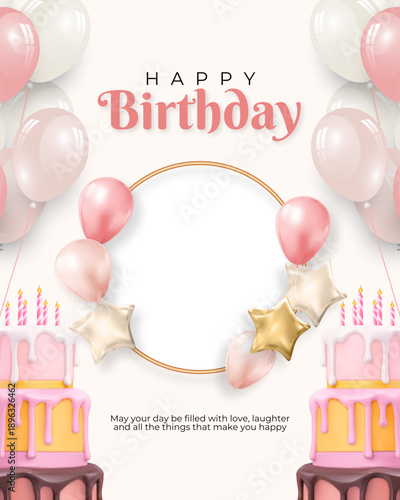  Birthday Cards Customizable in PSD SVG Format – Creative Design Templates  Stylish and customizable birthday card designs in EPS format, perfect for creating high-quality, personalized greetings. Exp