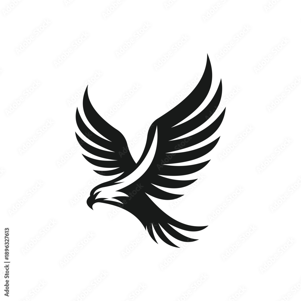 Naklejka premium Eagle logo design