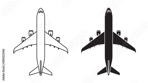 Airplane jet aircraft with streamlined fuselage and swept wings designed for high-speed travel and aerodynamic efficiency, optimized for commercial or military aviation use.