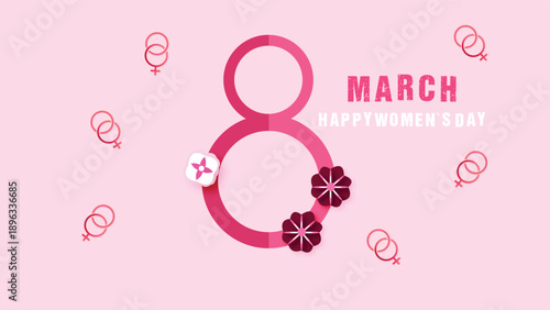 Happy women's day celebration on march 8th empowering equality and strength