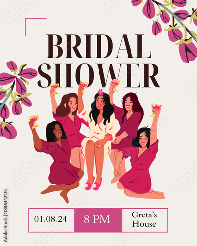 Bride to Be Invitations - Bridal Shower Invites & Bachelorette Party Cards ,Beautiful bride-to-be invitations for bridal showers, bachelorette parties, and pre-wedding celebrations. Elegant designs 