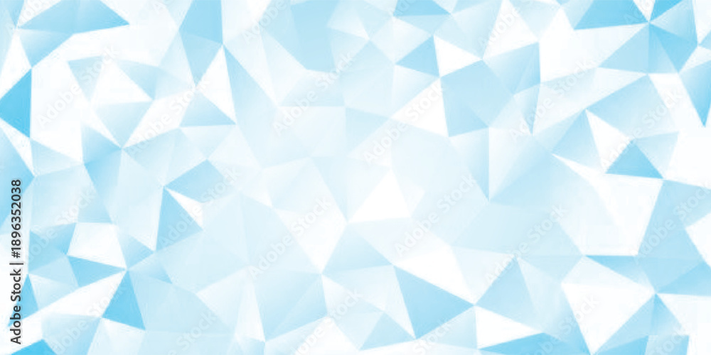 Obraz premium Blue Geometric Background With Soft Gradient And Polygonal Shapes For Tech, Web, And Design Use eps10