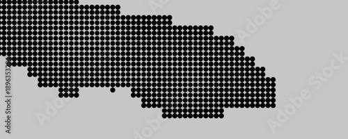 Basic halftone dots effect in black and white color. Halftone effect. Dot halftone. Black white halftone.Background with monochrome dotted texture. eps10