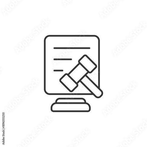 rules vector icon. flat sign for mobile concept and web design. Symbol, logo illustration. Vector graphics