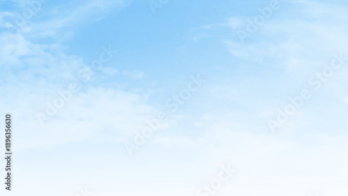 Background with clouds on blue sky. Vector background