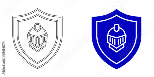 Industrial safety equipment icon set featuring work boots, protective face shields, and a high-visibility vest for personal protective equipment (PPE).