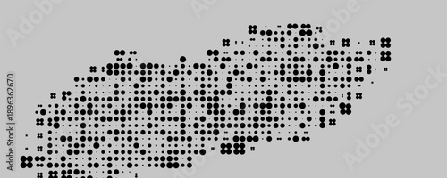 Basic halftone dots effect in black and white color. Halftone effect. Dot halftone. Black white halftone.
